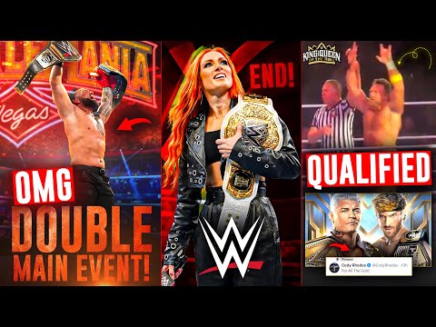 OMG! Roman Reigns DOUBLE MAIN EVENT At WrestleMania 41 🤯? Becky Lynch CONTRACT END | LA Knight | WWE