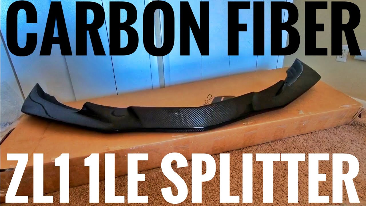 C7 Carbon ZL1 1LE Carbon Fiber Splitter for Camaro SS & SS 1LE