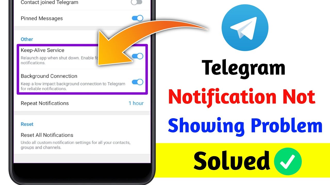 Telegram Notification Not Showing On Home Screen | Telegram ...