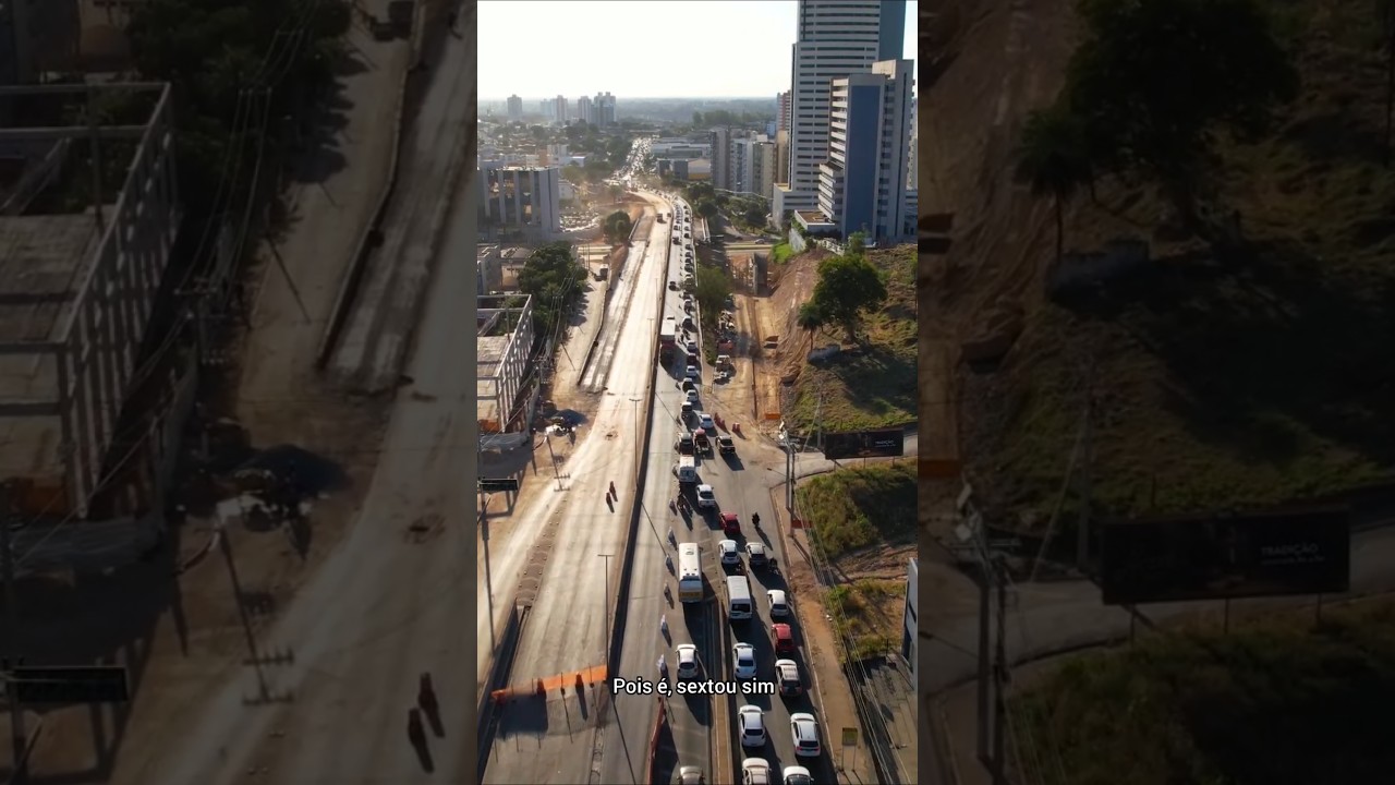 Luana se antecipou, obras do Complexo Viário da Miguel Sutil em Cuiabá-MT 