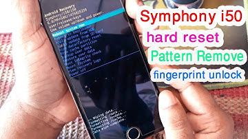 Symphony i50 hard reset / Pattern Remove /fingerprint unlock 1000%