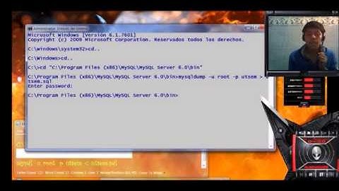 Como respaldar y restaurar una base de datos en mysql