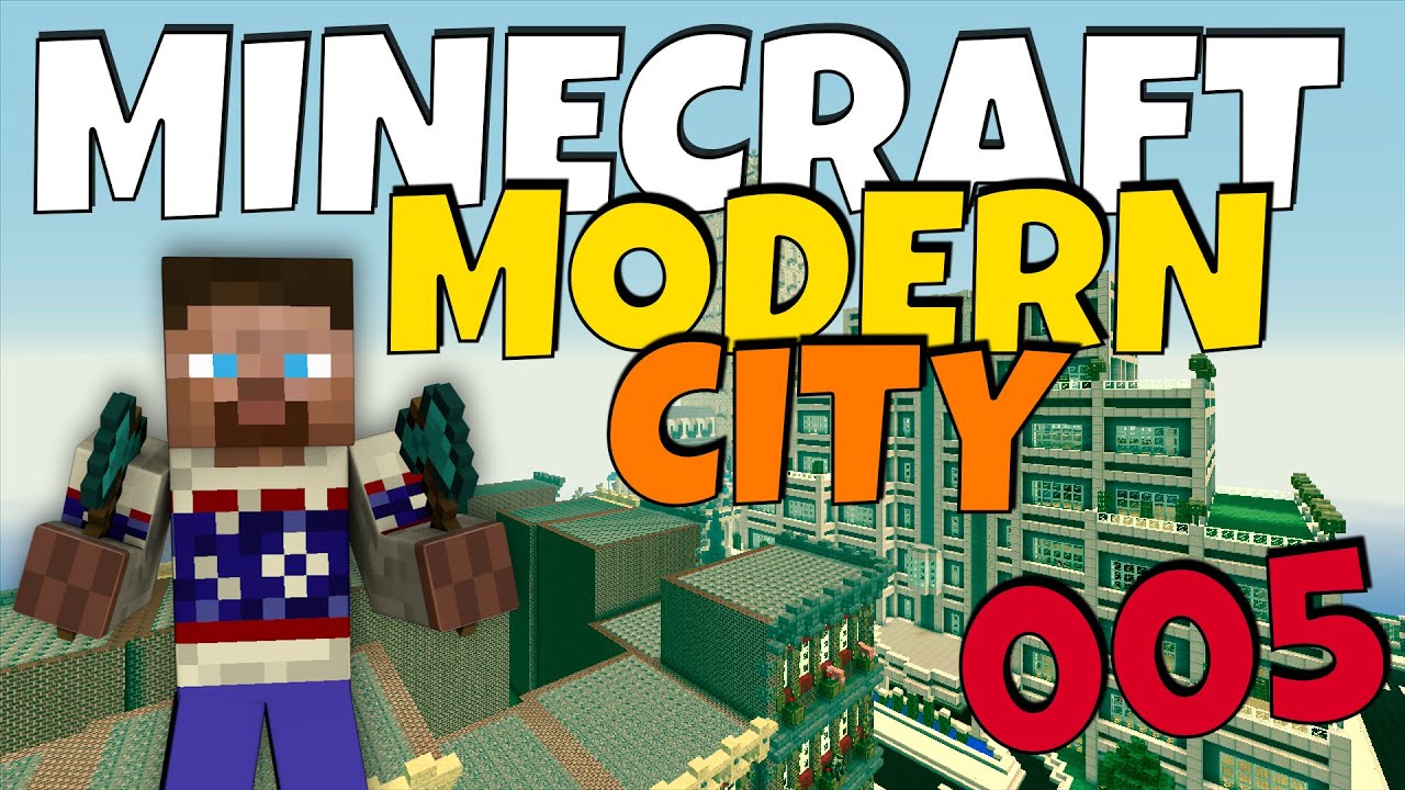 How to Build a Modern City in Minecraft - Episode 5 - YouTube
