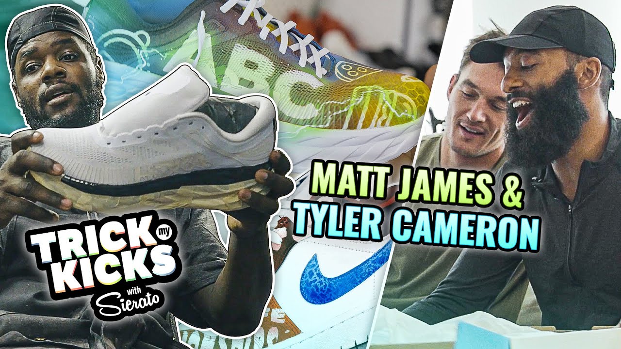 "Bro You SNAPPED!!" Bachelors Tyler Cameron & Matt James FALL IN LOVE With Sierato Custom Jordans 😍