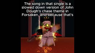 John Doughs chase theme got copyrighted #shorts #roblox #forsaken #johndoe #dough #copyright #edit