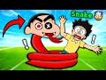 Shinchan became giant snake 