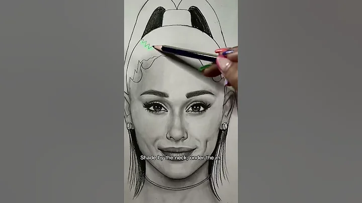 Draw Ariana Grande in 50 seconds!  #freestyle #sho...