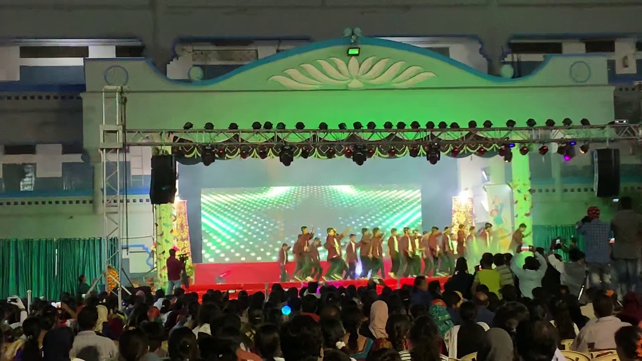 Annual day dance performance by 9th class boys - YouTube