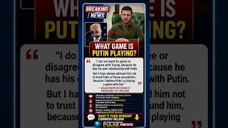Trump, Putin and Ukraine: Zelenskyy’s Statement Sparks New Debate #trendingnow #geopolitics #shorts