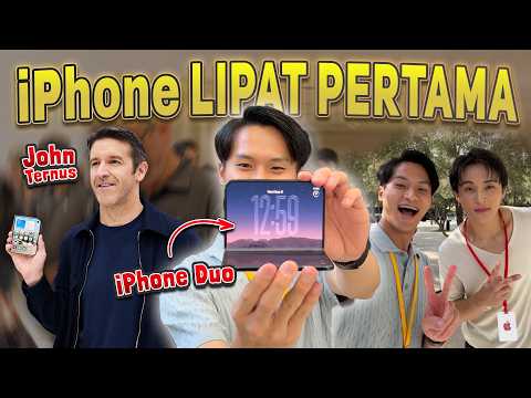 EKSKLUSIF😱⁉️ iPhone DUO: iPhone LIPAT Pertamanya Apple📱 HANDS ON Langsung di Apple Park,  Cupertino🍎