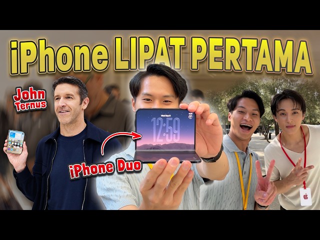 EKSKLUSIF😱⁉️ iPhone DUO: iPhone LIPAT Pertamanya Apple📱 HANDS ON Langsung di Apple Park,  Cupertino🍎