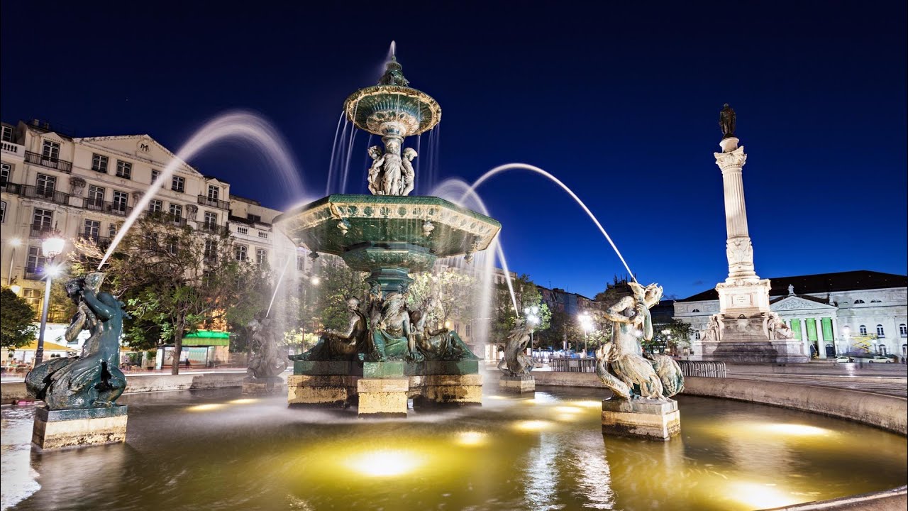 Watch Lisbon at night