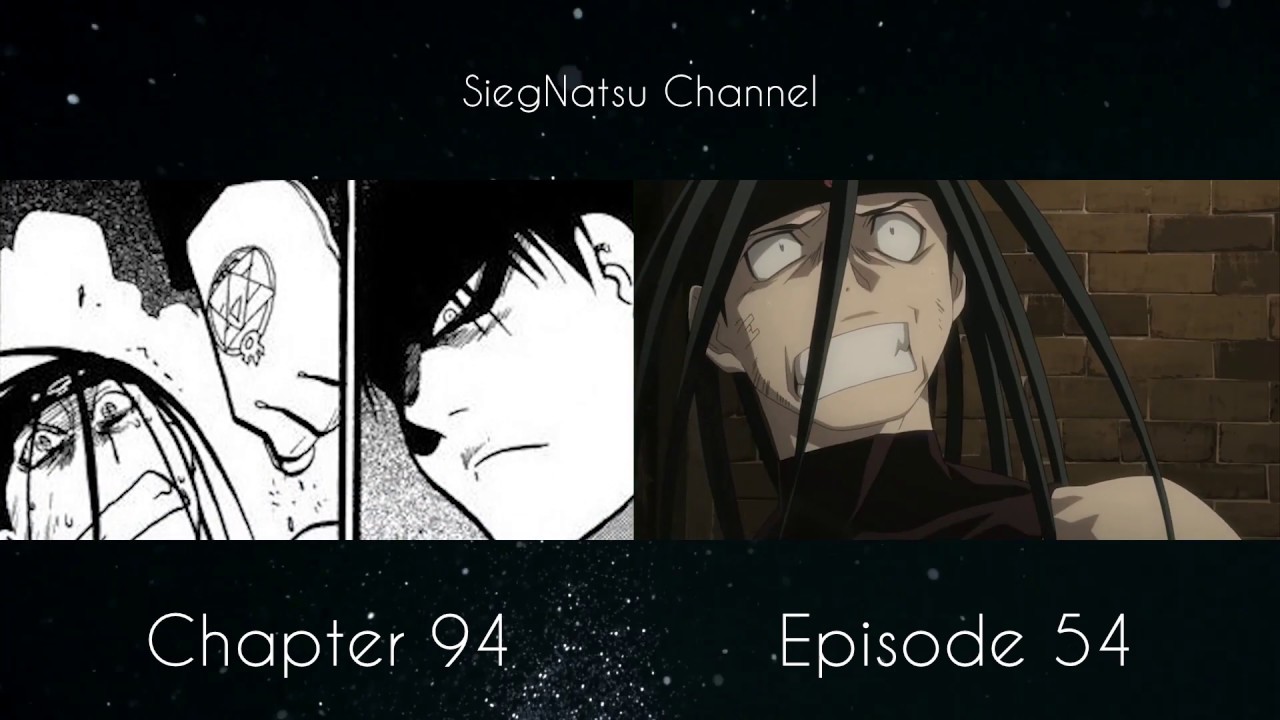 Fullmetal Alchemist Manga Vs Anime