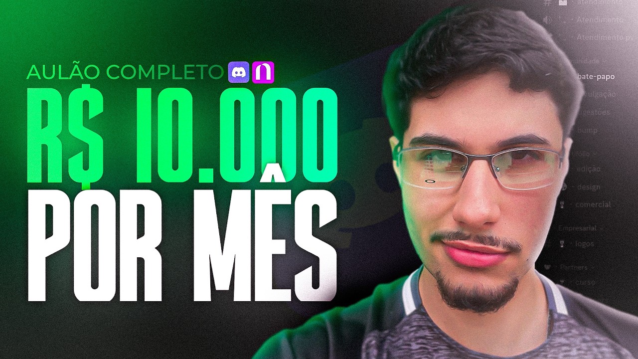 Como Fazer R$10.000 em 30 dias com uma Loja no Discord (Passo a Passo Real)