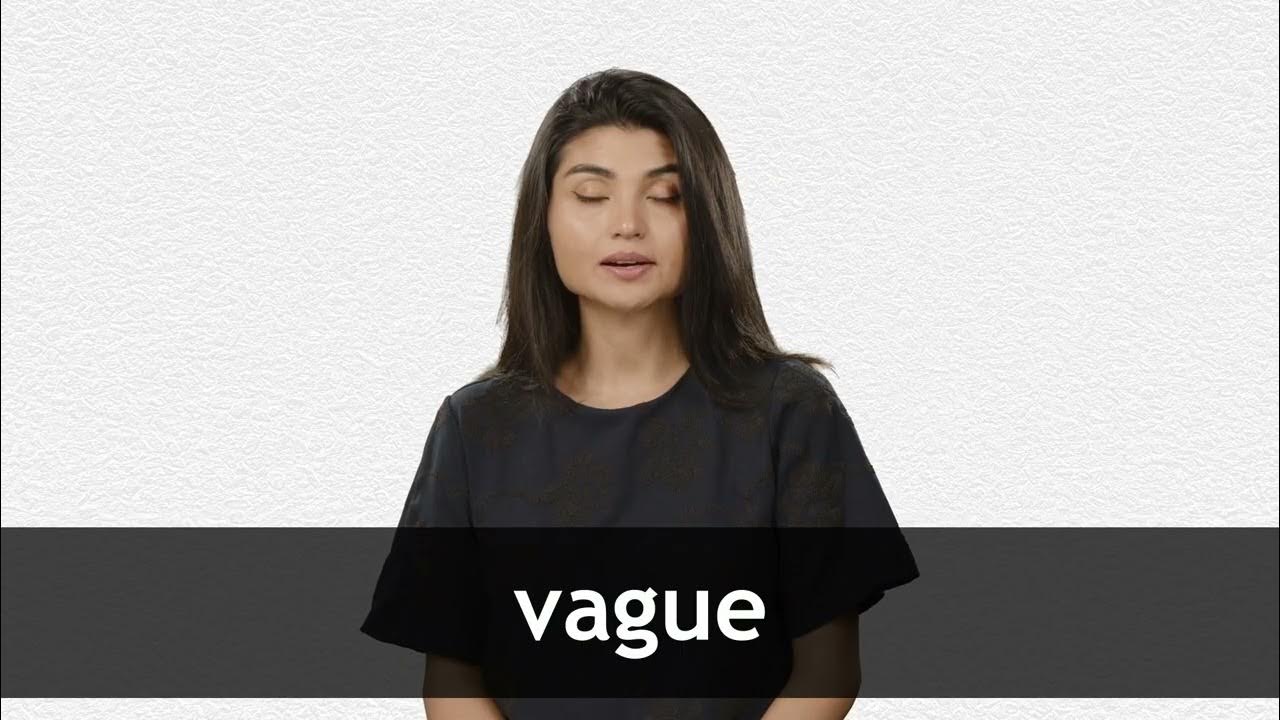 How to pronounce VAGUE in American English YouTube