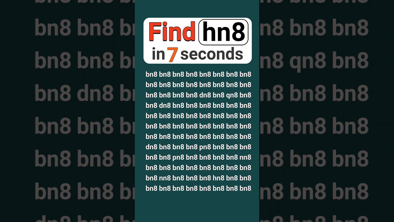 Only 1% answered correctly! 