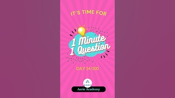 One minute One Question (14/100) for architectural series #architecture #gate2024 #gate2025 #design