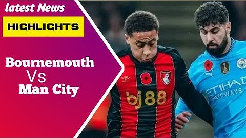 🚨⚽MANCHESTER CITY STUNNED BY BOURNEMOUTH IN SHOCK PREMIER LEAGUE DEFEAT!