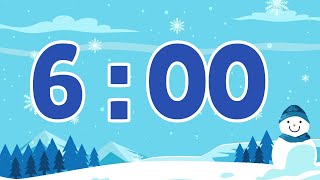 6 Minute Winter Timer (Countdown Clock With Ending Music)