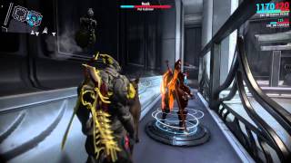 Warframe vs deathcube fail troll.. Best ever glitch