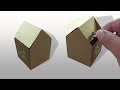 Origami Contenedor de basura de papel - origami tacho de basura - origami trash bin