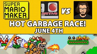 HOT GARBAGE RACE ANNOUNCEMENT! Submit Garbage For Us to Race! Super Mario Maker