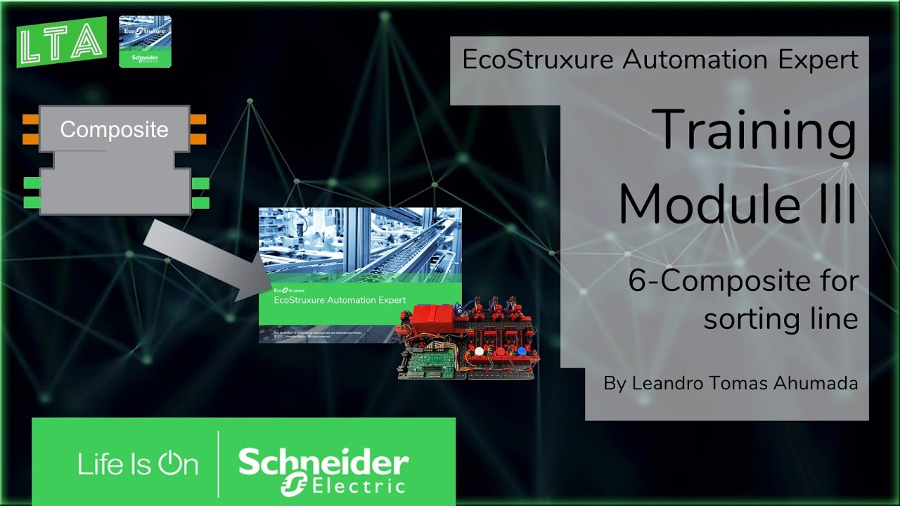 EcoStruxure Automation Expert (линия сортировки) — Композитный материал M3.6 для линии сортировки