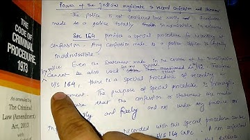 Power of Judicial Magistrates to record confession and statement| Part_1