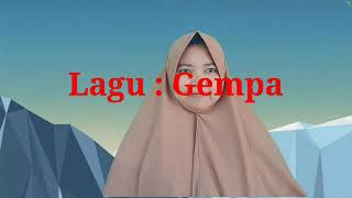 Lagu Gempa sub tema gejala alam