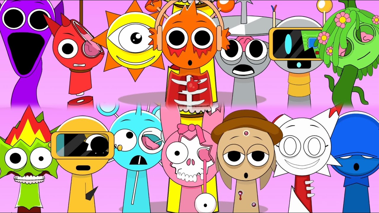 INCREDIBOX SPRUNKI ALL PHASES 1-12 / NEW CHARACTERS / LIVE #incredibox ...