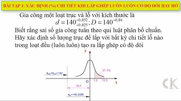 Dung sai - Bài tập 1: Xác định % chi tiết lắp ghép luôn luôn có độ hở hay độ dôi