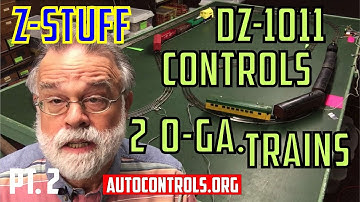 668-2/3: Z-Stuff DZ-1011 Block Detector+Relay Automatically Controls 2 O-Gauge Trains On 1 Mainline