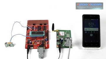 PIR sensor and GSM based security system MICROCONTROLLER