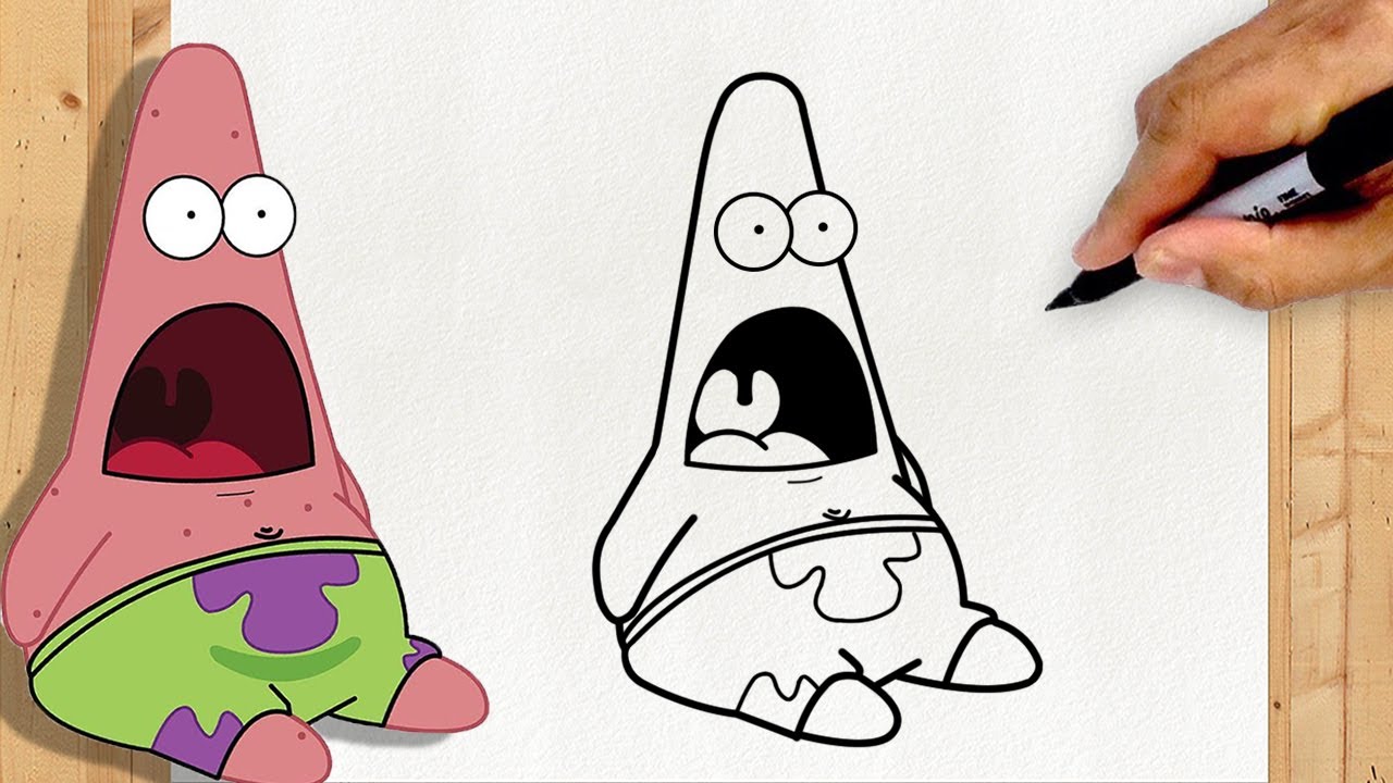 Como Desenhar O Patrick Do Bob Esponja Fofo YouTube como-desenhar-o-patrick-do-bob-esponja-fofo-youtube