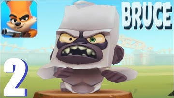 Zooba: Free-For-All Battle Game - gameplay walkthrough - part 2 BRUCE ios & android