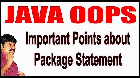 Java Tutorials || Java OOPS  ||   Important Points about Package Statement || by durga sir