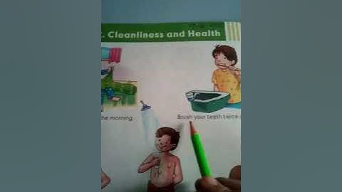 Sr. KG. Topic- Cleanliness & Health part2 | 17-12-2020