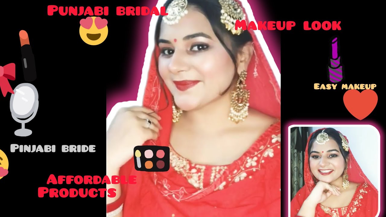 Punjabi Bridal Makeup Tutorial Makeup Tips For Dewy Makeup Look🥰 