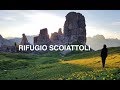 RIFUGIO SCOIATTOLI - CINQUE TORRI, PASSO GIAU, COLLE SANTA LUCIA DOLOMITES ITALY