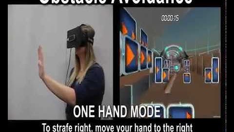 Measuring User Task Performance using NUI in a 3DVE (Obstacles Avoidance using Leap Motion)