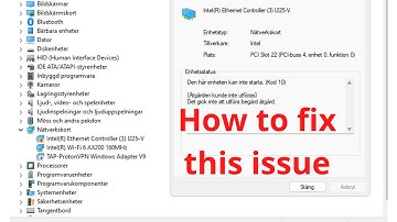 Intel Ethernet Controller I225-V not working on Gigabyte motherboard FIX (Code 10 in device manager)