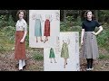 Following 1950's Skirt Patterns : Sewing through the Decades