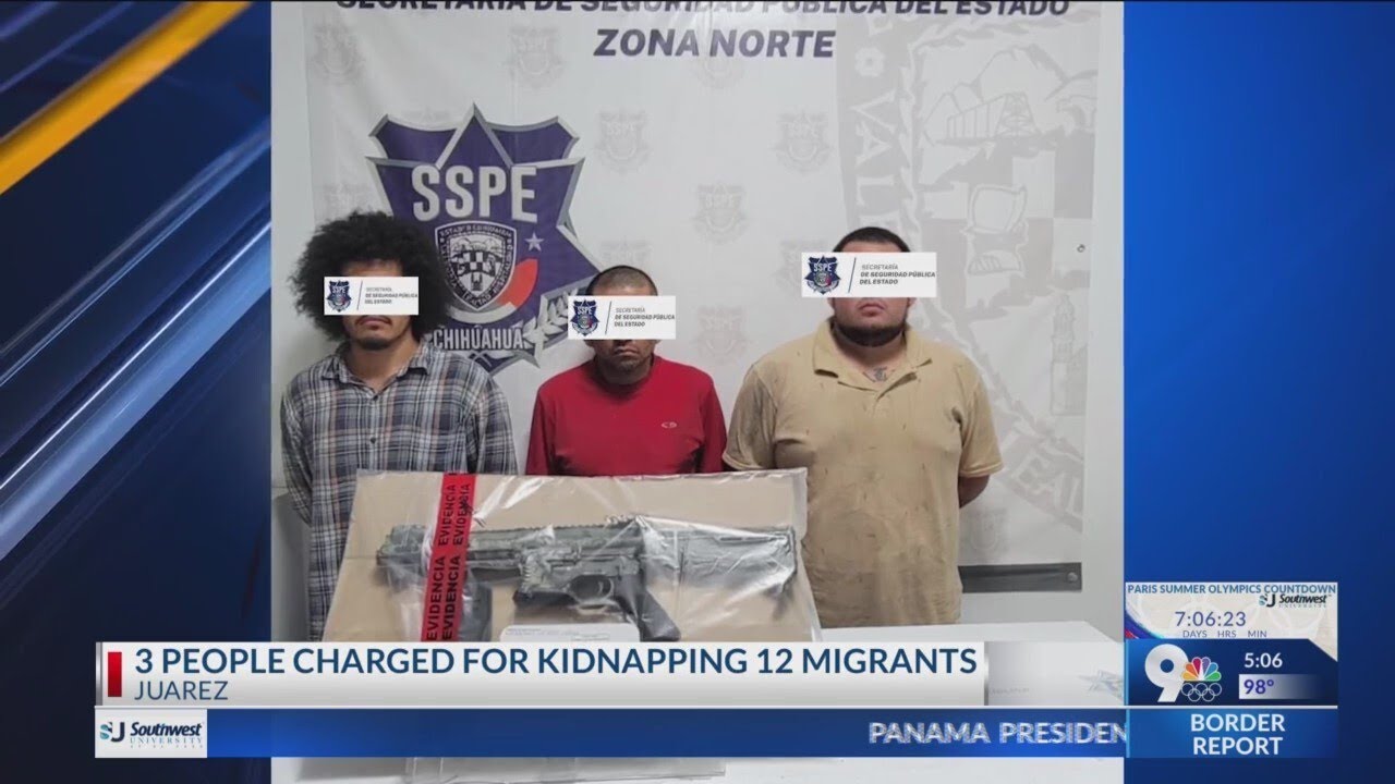3 men arrested for alleged kidnapping 12 migrants - YouTube