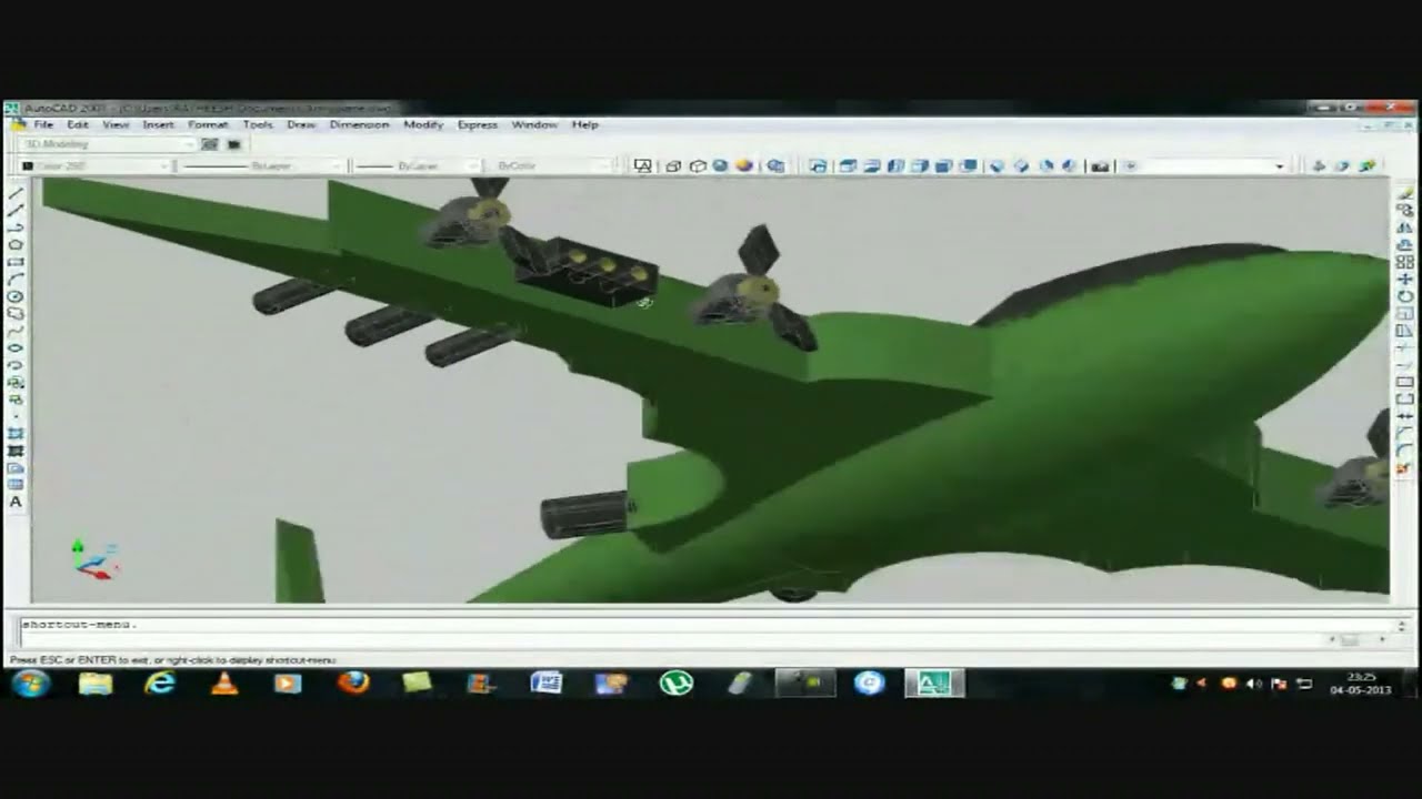 Perfect 10 Auto >> autoCAD 2007- How to Make a Army Plane - YouTube Perfect 10 Auto >> autoCAD 2007- How to Make a Army Plane - YouTube
