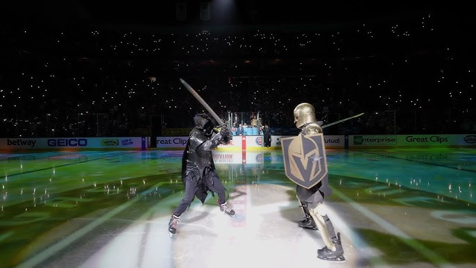 NHL on X: Can't get enough of these @GoldenKnights glow-in-the