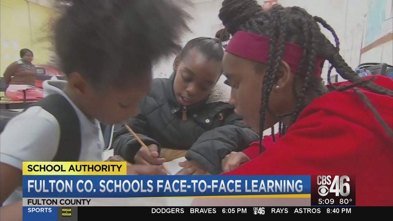 Fulton County schools resume in-person learning - YouTube