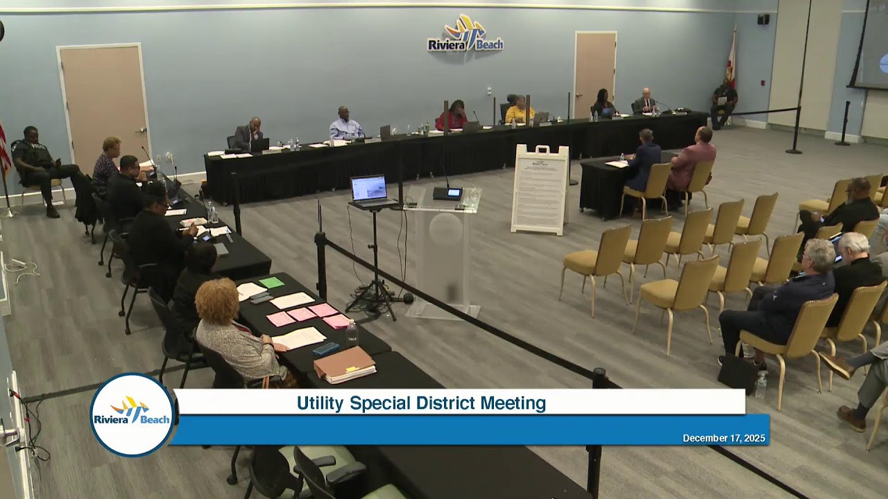 Utility Special District Meeting  December 17, 2025