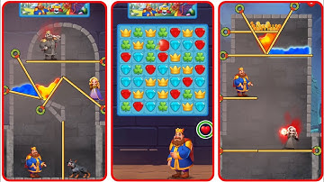 King Pin: Puzzle Quest All Levels 326-330 Game Walkthrough | King Pin Puzzle Game Answers