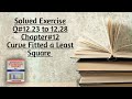 Solved Exercise Q#12.23 to 12.28 (Part#5) ||Chapter#12