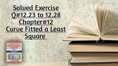 Solved Exercise Q#12.23 to 12.28 (Part#5) ||Chapter#12